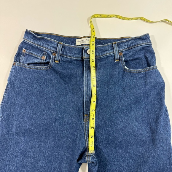 Abercrombie The 90s Straight Ultra High Rise Jeans Curve Love - Picture 7 of 8
